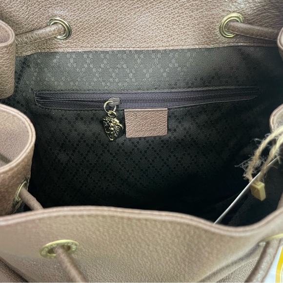 EUC Gucci Bamboo Leather Large Backpack with COA - Picture 10 of 14